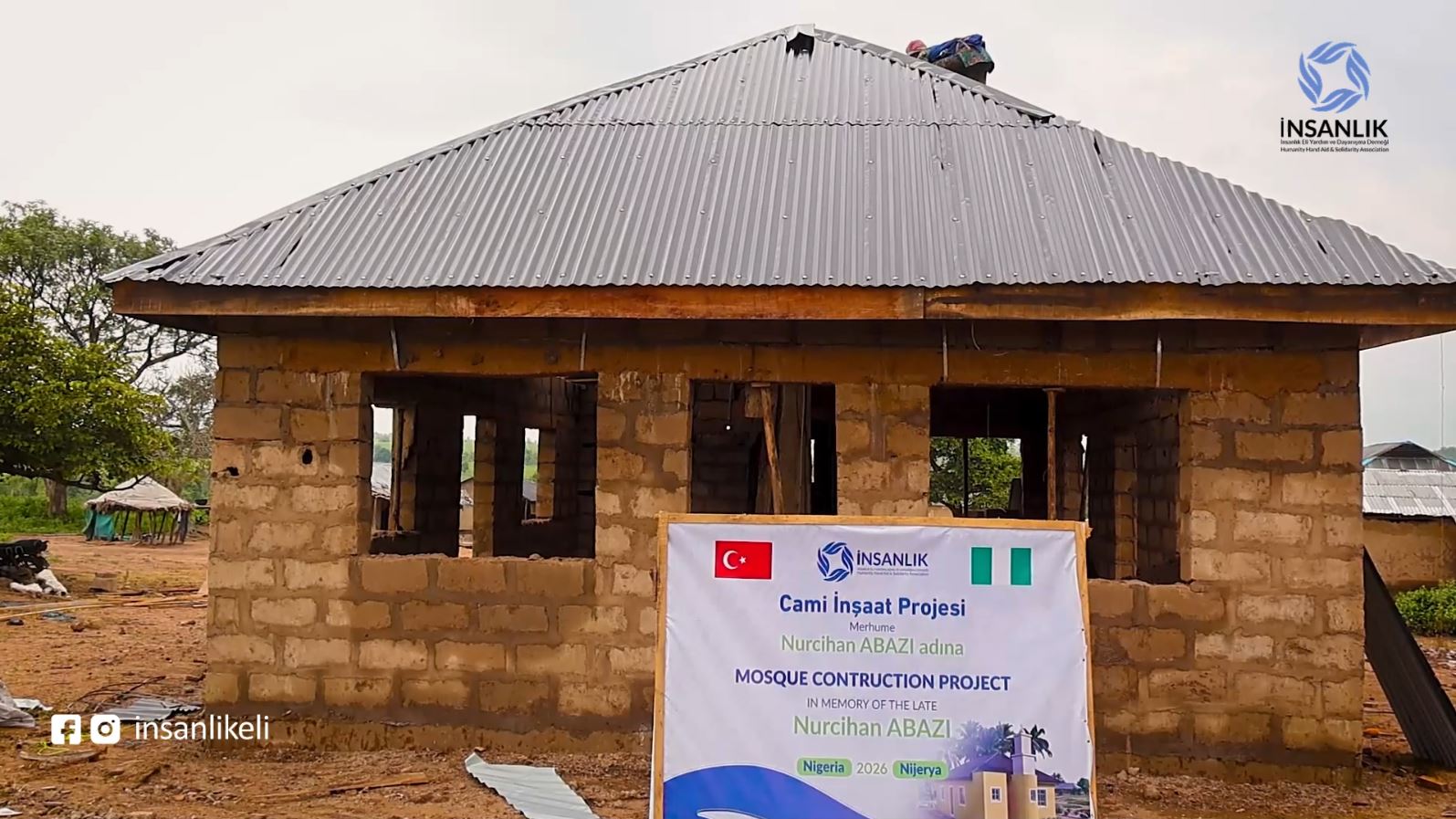 İnsanlık Eli Yardımlaşma ve Dayanışma Derneği, Nijerya'da Bir Cami İnşasını Tamamladı